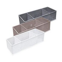 플라스틱 정리함 블럭 칸칸 중 서랍 정리 보관함, 화이트