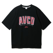 앨빈클로 AVCO 루즈핏 반팔 맨투맨 AST4581 (3COLOR)
