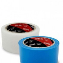 오공 임시고정 테이프 50mm x 25M 청색 1박스30개, 소형_백색