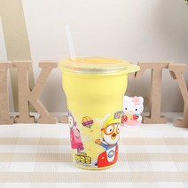 오키티 뽀로로 흘림방지스텐빨대컵 5318, 단품