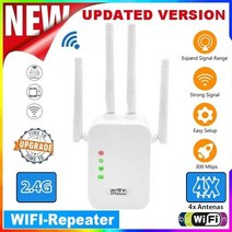 WiFi 범위 확장기 300Mbps 인터넷 부스터 라우터 무선 중계기 증폭기