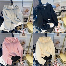 단비샵/큐트-후드집업P/가을후드집업/컬러후드집업