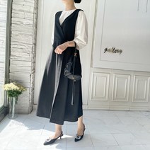 갤러리샵 / 라테 랩 뷔스티에 플리츠원피스