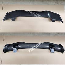 기아 스토닉 2017-2021 스포일러 abs 플라스틱 탄소 섬유 모양 해치백 루프 리어 윙 바디 키트 액세서리에 사용