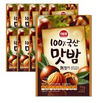 해표 국내산 맛밤 70g x 10봉지, 10개