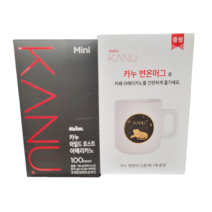 카누 미니 마일드로스트 100T 변온머그컵 증정 겨울 변하는 그림 머그컵, 화이트