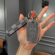 엘디엑크스 TPU 현대키케이스 키홀더, 현대 F 타입, 그레이