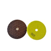 대리석연마4인치 100mm 다이아몬드 유연한 습식 연마 패드 스톤 화이트 본드 샌딩 디스크 화강암 대리석 바, 04 100