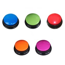 제이와이홀딩스 강아지 녹음부저 녹음벨 말하는 버튼 펫 훈련, 그린