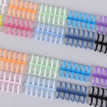 갓샵 4공 6공 루즈링 10color 제본 바인더 클릭 루즈리프, 상세설명 참조, 4공 10mm 핑크
