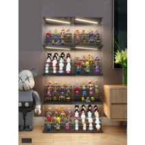 아크릴 레고전시장 피규어케이스 피규어장 레고 건담, 4단 32x26x30.5cm