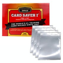 [슬리브 50장 첨부]Cardboard Gold 카드 세이버 1 Card Saver1 PSA 공식 50장 슬리브 세트 4 세트