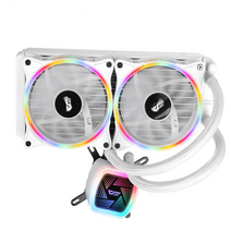 Darkflash pc 케이스 수냉 컴퓨터 cpu 팬 워터 쿨러 라디에이터 통합 ​​액체 냉각 for intel lga 2011115xam3am4, 협력사, dt240 화이트