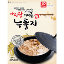 아리랑 가마솥 누룽지, 500g, 2개