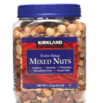 커클랜드 시그니춰 엑스트라 팬시 믹스넛 견과류 신선 건과 간식 과자 캐슈넛 아몬드 피스타치오 마카다미아 브라질넛 땅콩 오일 소금, 1개