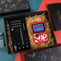 [미미사몰] 다양한 기능 자석펜 초등 남아 아동 물 필기도구 학용품, 1box, (10)블랙+선물박스+게임기