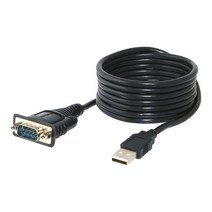 Sabrent USB 2.0 to 직렬 9핀 DB-9 RS-232 컨버터 케이블 FTDI 칩셋 육각 너트 1.8m6피트 SBT-FTDI 587733