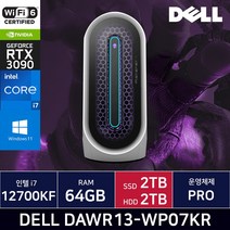 DELL 에일리언웨어 오로라 R13 DAWR13-WP06KR (2TB)