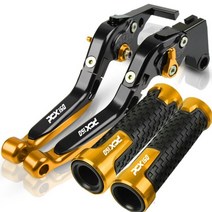 [해외]혼다 PCX125 PCX150 PCX 125 150 2018 2019 2020 2021 모든 년오토바이 CNC 브레이크 클러치 레버 핸들 바 손잡이 핸드 그립, 8-PCX150 ALLYEARS