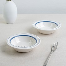 시라쿠스 메이플 홈파티 예쁜 앞접시 찬기, 2P, 라인블루