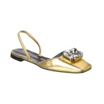 쥬세페 자노티 피갈 레더 슬링백 플랫 Giuseppe Zanotti Pigalle Leather Slingback Flat