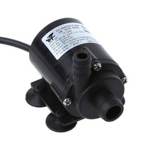 액체이송펌프DC 12V 태양열 온수기 순환 펌프 DC 전원 공급 장치 어댑터 및 SS 피팅 600 L/H 저소음 홈브, 한개옵션0
