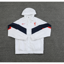 22/23 리버풀 화이트 축구 바람막이 윈드브레이커 고퀄리티 버전 상의만