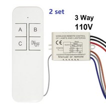 QIACHIP-원격 디지털 무선 원격 제어 스위치 1/2/3 웨이 릴레이 AC 220V RF 천장 팬 패널 전구용 스위치, CHINA_3 Way 2pack-110