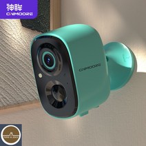 현관 CCTV 무선 홈 스마트폰 문앞 확인 택배확인 원격조정, 무, BC22 블루-무플러그인+휴대전화 원격+음성대화