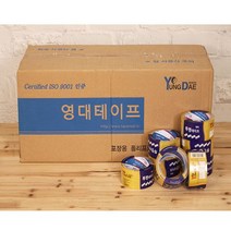ADJ934586[BOX]영대투명2절테이프(24mm*25m)/50개입