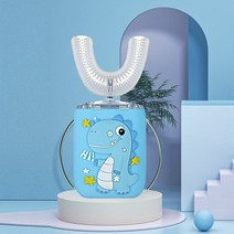 가성비어린이용 U 모양 전동 칫솔 충전식 실리콘 치과 클리너 만화 360 ° 음파, 26 7-15 toothbrush