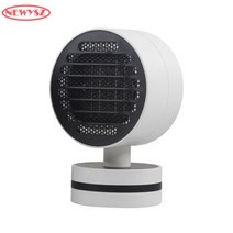 뉴이즈 마카롱 미니 온풍기 500W, 흰색