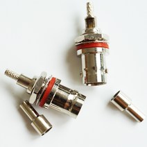 ★★★★★ 커넥터 BNC 암 잭 벌크헤드 크림프 RG174 RG316 LMR100 케이블 방수, [01] 1-10Pcs