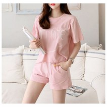 오노마 오노마 ONM 여성 반팔 반바지 세트 2컬러 1P 밴딩 팬츠 홈웨어 (8945822)