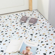 붙이는 접착식 셀프 바닥 타일 사무실 거실 현관 베란다 데코타일 오리지널 테라조 16P, 디자인타일16p