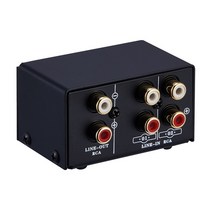 HDMI 셀렉터 분배기 스위치 2 입력 1 출력 또는 1 입력 2 출력 o 소스 신호 선택기 스위처 스피커 o 소스 스위처 RCA 인터페이스 손실, 검은 색