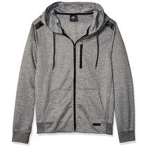 Southpole 남성용 말드 테크 플리스 풀 지퍼 후디 Marled Tech Mr Grey