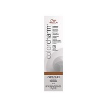 Wella 컬러Charm Permanent Gel Haircolor 오래 지속되는 Gelfuse™ 기술 그레이 커버용 브라운 톤, 7WR 탄 블론드_1
