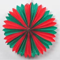종이벌룬 종이꽃 페이퍼휠 크리스마스 5개 파티 공모양장식 벽장식 파티볼 페이퍼벌룬