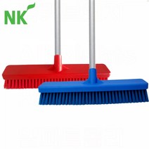 바닥솔 일자형 봉포함 교차오염 방지 소규모 해썹 청소도구, 파랑