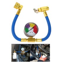 냉매회수기 자동차 에어컨 충전호스 측정 게이지가 있는 냉매 충전 가스 및 R134A
