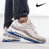 나이키 에어 맥스 98 프리미엄 스네이크 스킨 오레우드 문 레이서블루 정품 CI2672-100