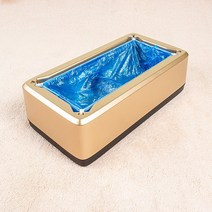 신발래핑기 커버기 학교 공장 사무실 및 가정용 t-버클 자동 기계 일회용 발 디스펜서 미끄럼 방지 홈 정원, 로즈 골드