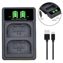 2650mAh LP-E6 LP-E6N 배터리 캐논 EOS 6D 7D 5D 마크 II III IV 60D 60Da 70D 80D 90D 5DS R5 R6 XC10 XC15, [07] 4 batteries