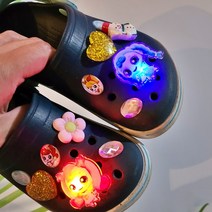 캐릭터 LED 파츠 불빛 실내화 슬리퍼 장식 악세사리