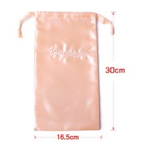 발레슈즈 드로 스트링 발레 포인트 슈즈 가방 새틴 댄스 슬리퍼 여성용 핑크 액세서리, [01] M, [03] Pink-Satin
