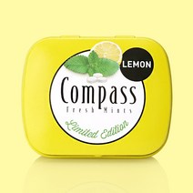 콤파스 프레쉬 민트 레몬, 14g, 6개