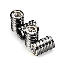 자동차 휠캡 타이어 밸브 스템 캡 닛산 니스모 로고 카시카이 알티마 쥬크 노트 리프 티다 나바라 X-트레일 엑스테라 휠 액세서리, [08] C Black