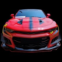 [AM] 카마로SS zl1범퍼용 포인트 데칼스티커, 무광골드, 1개