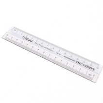 HY 플라스틱 직자 직선자 접이식자 문구류, 15cm